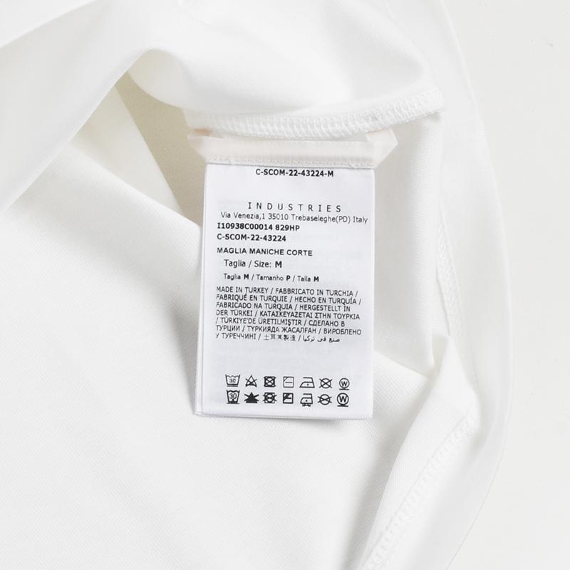 Moncler ホワイト Tシャツ 半袖 MONCLER 【カラー限定特価】MONCLER モンクレール 半袖Tシャツ