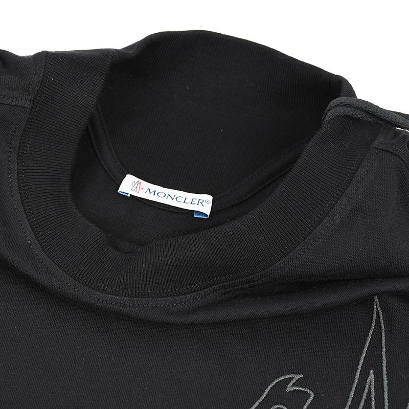 MONCLER BORN TO PROTECT モンクレール ロゴ半袖Tシャツ