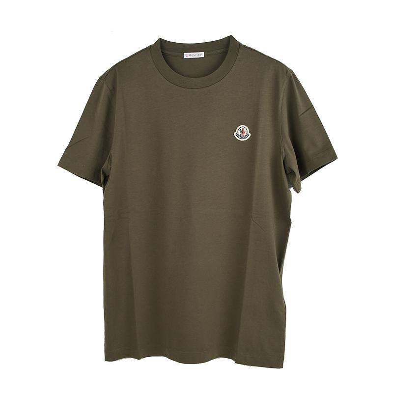 MONCLER カーキTシャツ MONCLER22ssTシャツカーキS