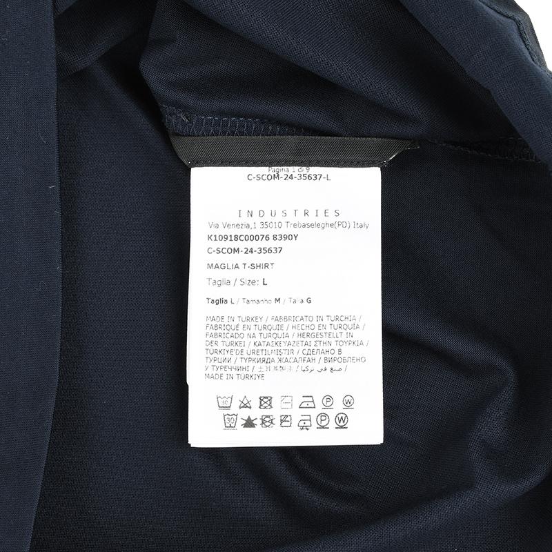 MONCLER モンクレール ネイビー半袖Tシャツ メンズ イタリア正規