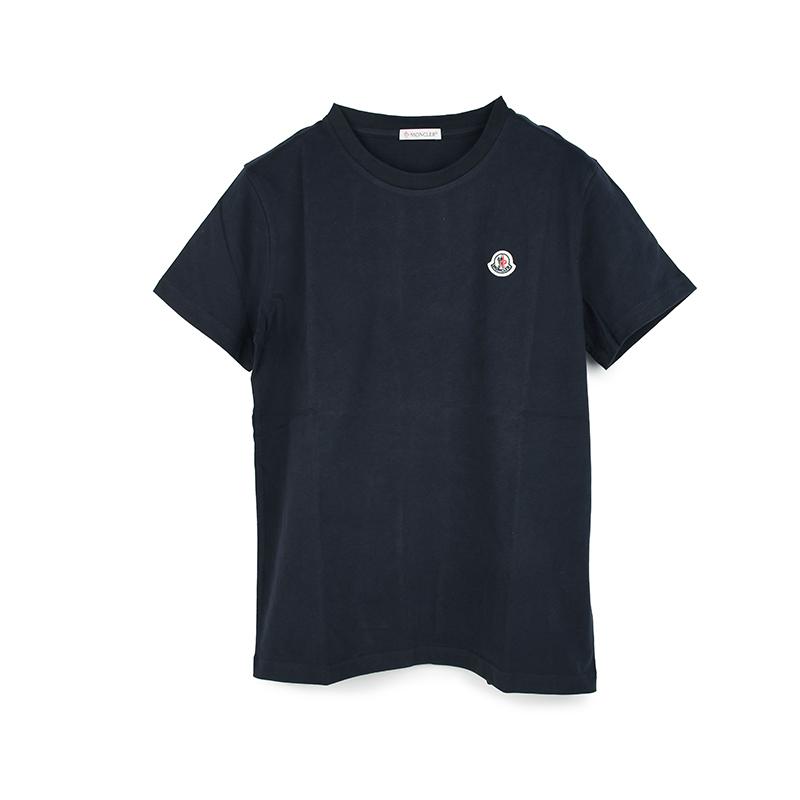 MONCLER KIDS モンクレール ネイビー半袖Tシャツ キッズ イタリア正規品 新品 8C74600｜showcase