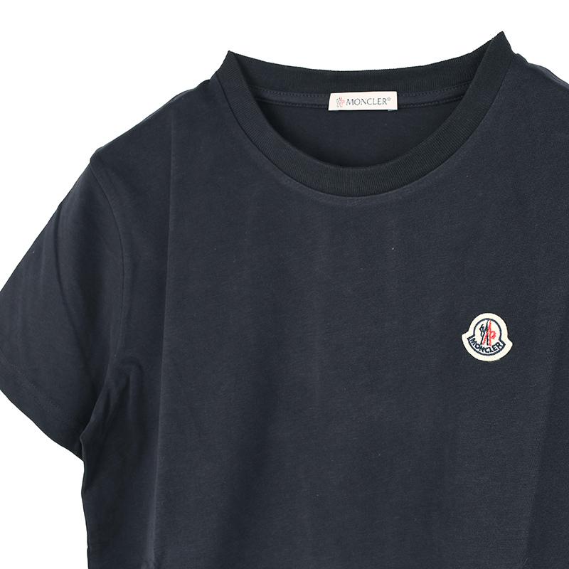 MONCLER KIDS モンクレール ネイビー半袖Tシャツ キッズ イタリア正規品 新品 8C74600｜showcase｜02