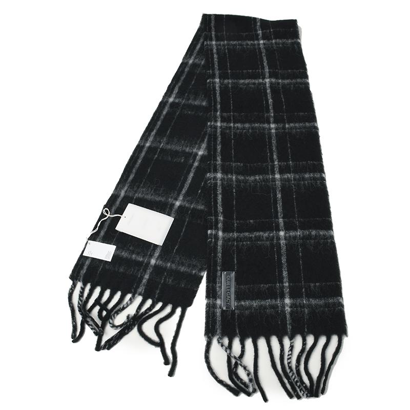 OUR LEGACY アワーレガシー チェックウールマフラー ESTATE SCARF イタリア正規品 A4248EBF アルパカ ウール ロゴ ストール新品 ギフト プレゼント 並行輸入品 | Our Legacy | 02