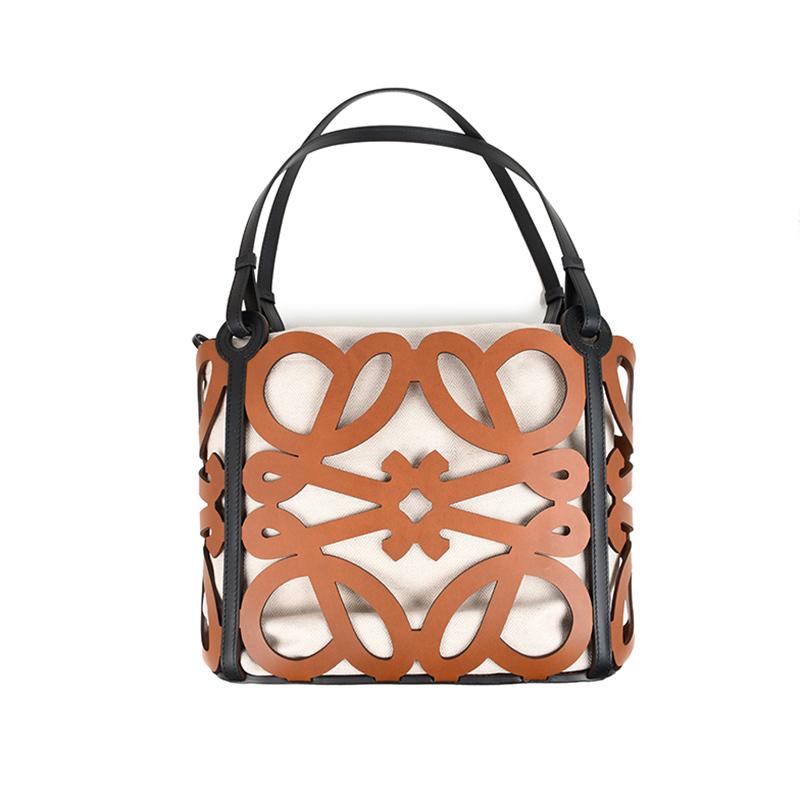即納-96時間限定 LOEWE ロエベ アナグラムカットアウト トート