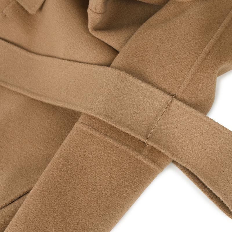 'S Max Mara エス マックスマーラ ARONA 045 キャメルウールコート レディース  新品 並行輸入品　イタリア正規品の画像