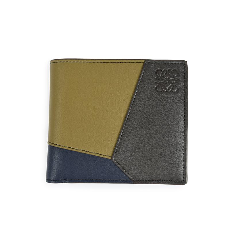 ロエベ パズルエッジ バイフォールド コインウォレット 二つ折り財布 ブラック LOEWE 並行輸入品 イタリア正規品 ロエベ パズルエッジ バイ