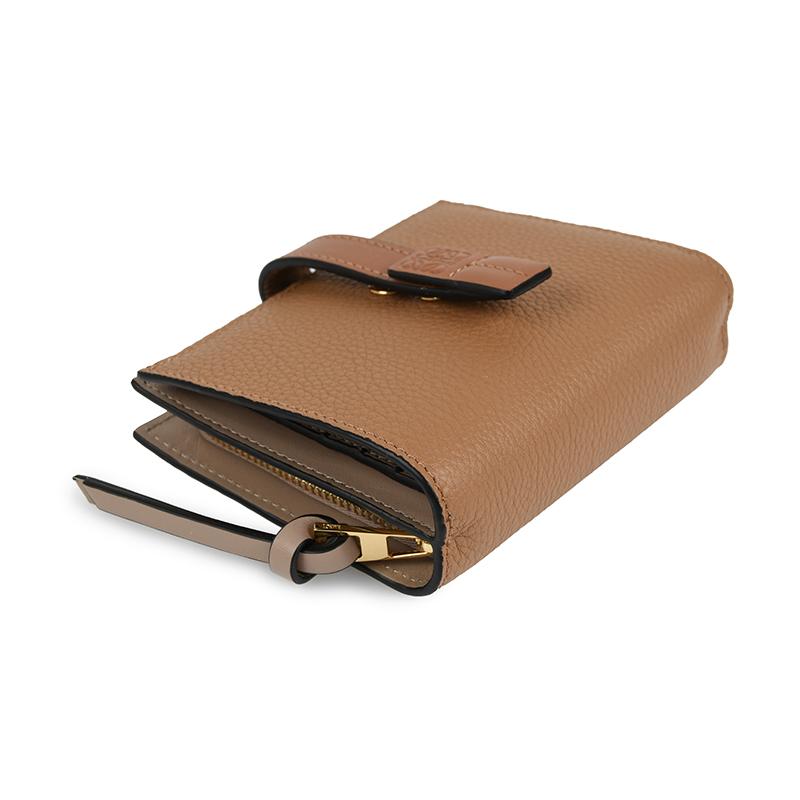 ロエベ 財布 二つ折り コンパクト ジップウォレット アナグラム