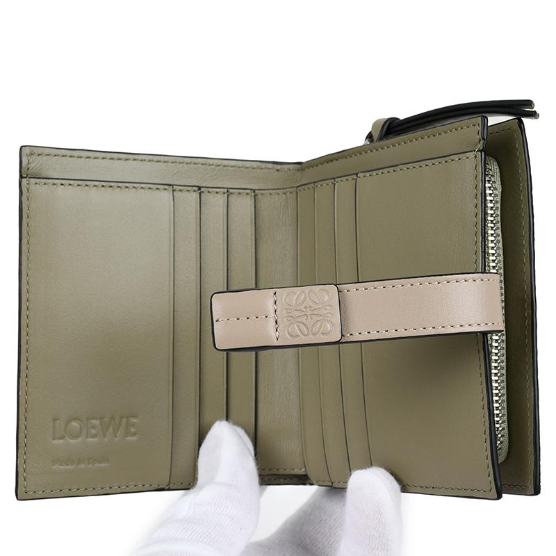 LOEWE ロエベ コンパクト ジップ ウォレット 二つ折り財布 イタリア  