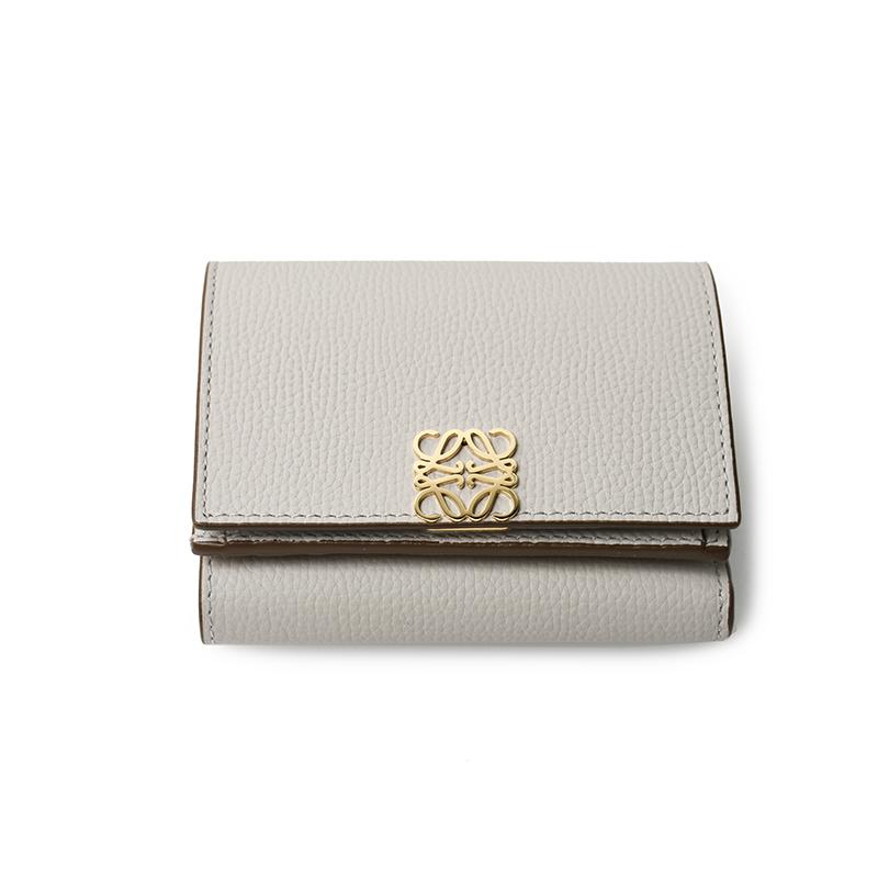 LOEWE 三つ折り　アナグラム トライフォールド ウォレット　ライトゴースト LOEWE（ロエベ） アナグラム ライトゴースト トライフォールド