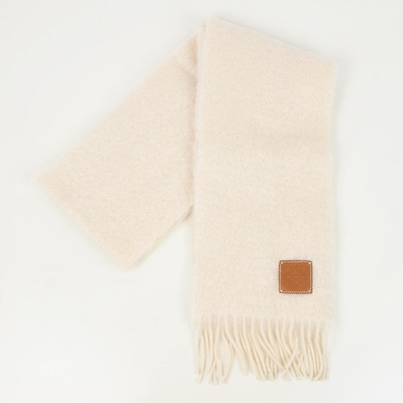 LOEWE ロエベ アナグラム ウールモヘアマフラー F655254X01 2100  