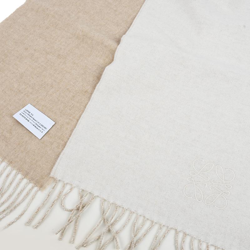 LOEWE ロエベ アイボリーマフラー イタリア正規品 F810250X01 2186  