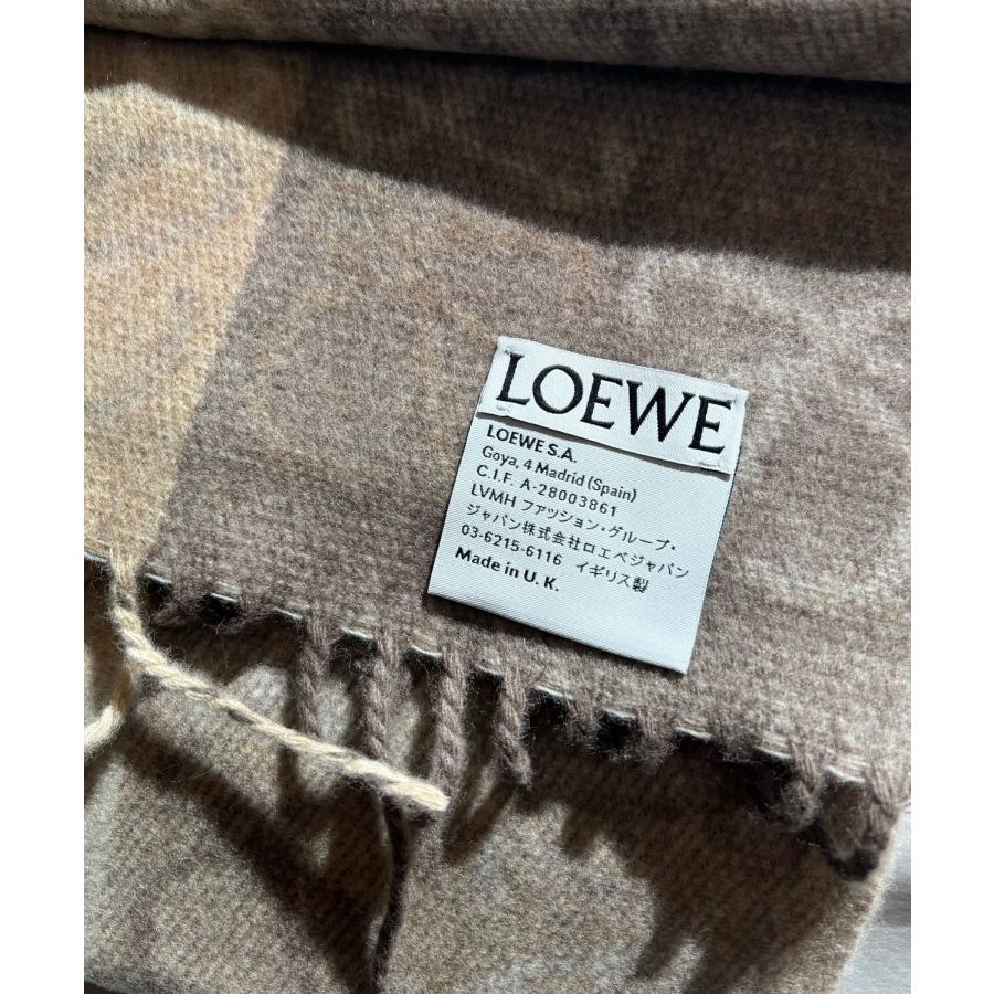 LOEWE ロエベ アナグラム スカーフ マフラー カシミヤ混 LOEWE ロエベ アナグラム スカーフ マフラー カシミヤ混