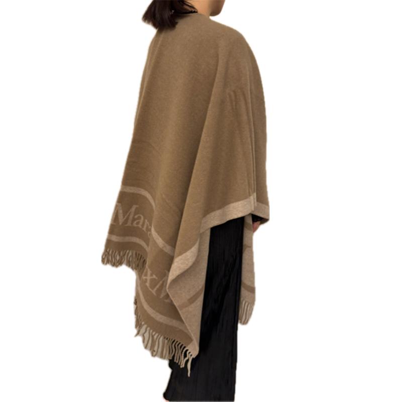 Max Mara マックスマーラ ヒルデ ケープ ポンチョ HILDE 002 ショール フリンジ イタリア正規品 新品 並行輸入品 | Max Mara | 01