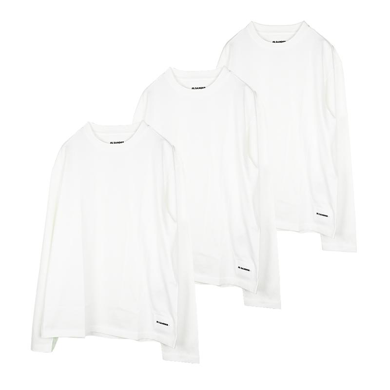 ジルサンダー長袖カットソー 3色セット JIL SANDER SANDER+ ジルサンダー 3PACK 長袖Tシャツ 3枚セット