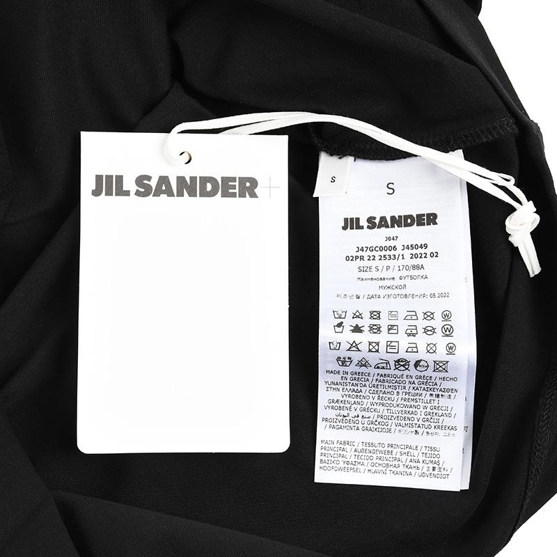 JIL SANDER+ ジルサンダー ハーフジップ長袖Tシャツ イタリア正規品