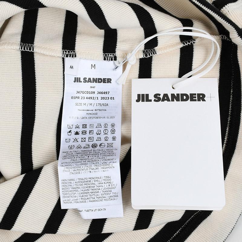 JIL SANDER+ ジルサンダー  クルーネック半袖Tシャツ  イタリア正規品 J47GC0109 J46497 080 新品 メンズ｜showcase｜05