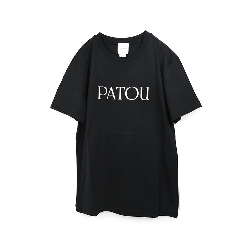 PATOU パトゥ ロゴ ブラック半袖Tシャツ JE0299999 999B イタリア正規