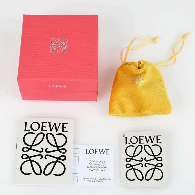 LOEWE（ロエベ） アナグラム ペブル フープピアス ミニ イタリア正規品