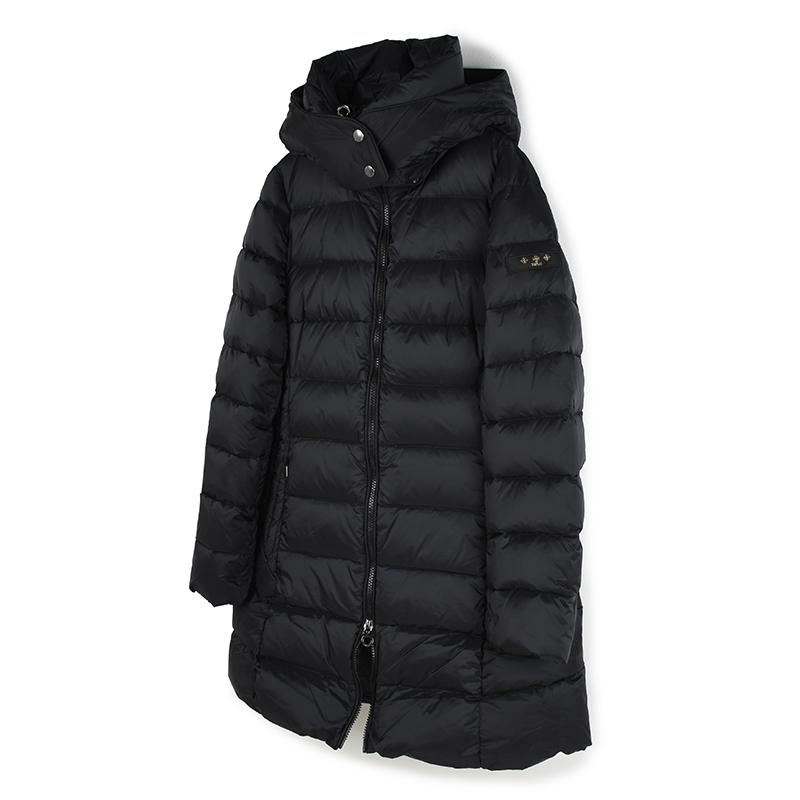 美品✨TATRAS タトラス ポリテアマ ダウンコート 2way ブラック TATRAS（タトラス） レディース POLITEAMA ブラックダウンコート