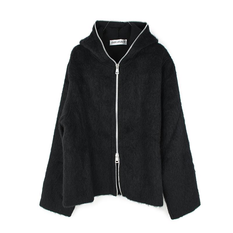 Our Legacy（アワーレガシー） BLACK-HAIRY-WOOL ジップアップフーディ