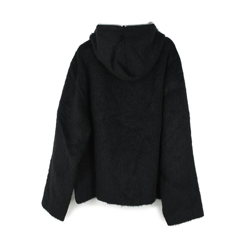 Our Legacy（アワーレガシー） BLACK-HAIRY-WOOL ジップアップフーディ