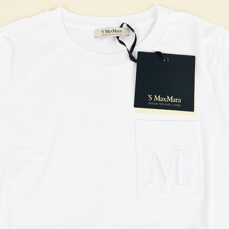'S Max Mara エスマックスマーラ MADERA ホワイト半袖Tシャツ 新品 2429976011600 並行輸入品　イタリア正規品 | S MAXMARA | 03