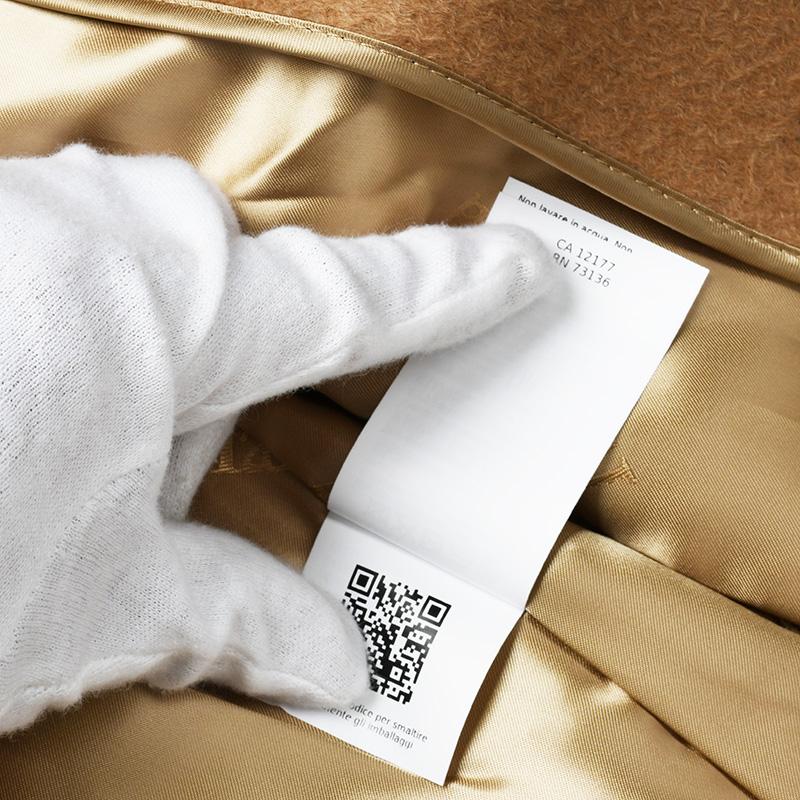 マックスマーラマニュエラアイコンコート■38キャメル100％白タグ■黒 Max Mara（マックスマーラ） MANUELA マニュエラ アイコンコート