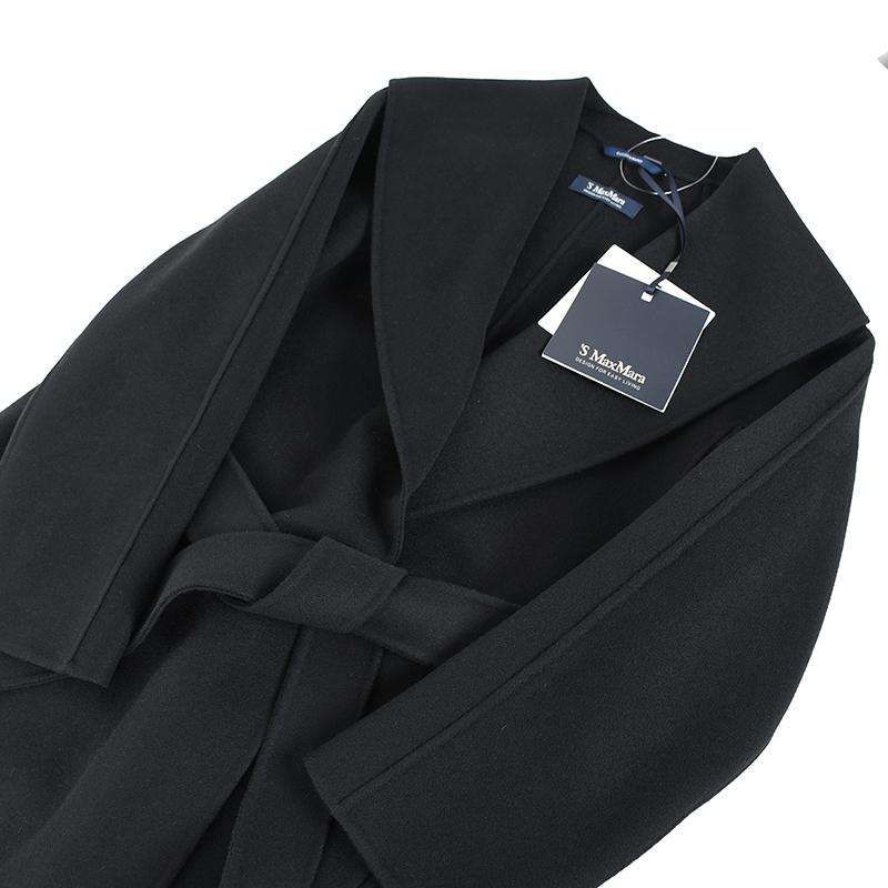 'S Max Mara エス マックスマーラ MESSI メッシ ブラックウールダブルフェイス コート レディース ヨーロッパ正規品 新品　並行輸入品 | S MAXMARA | 02