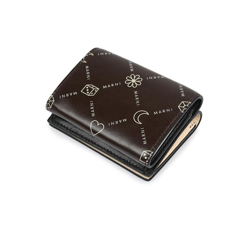 MARNI マルニ レディース 三つ折りミニ財布 イタリア正規品 PFMO0067U0 P4599 00M98 新品