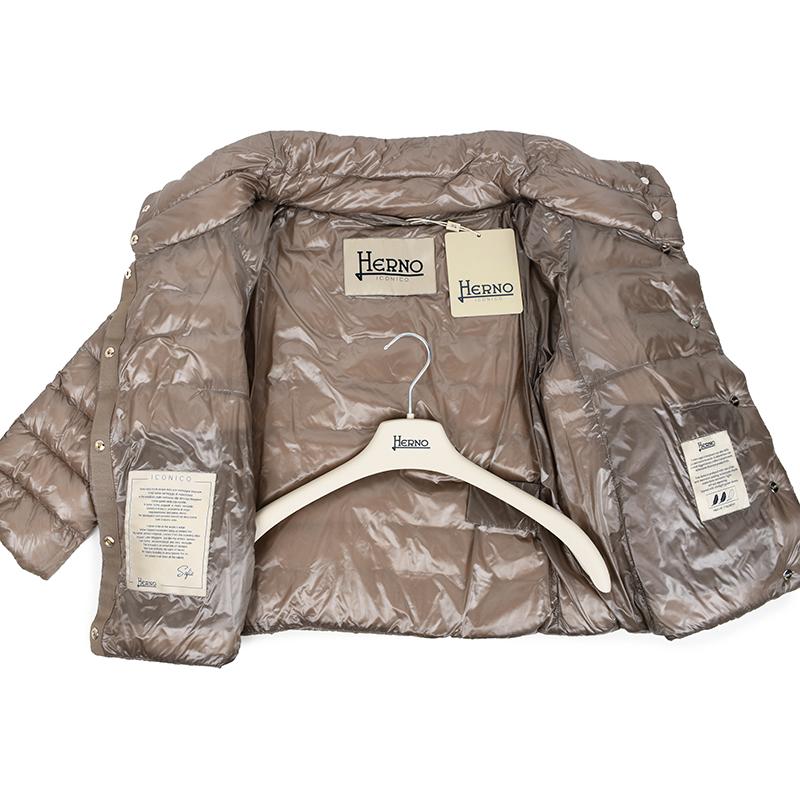 HERNO（ヘルノ） レディース SOFIA 七分袖ダウンジャケット 軽量
