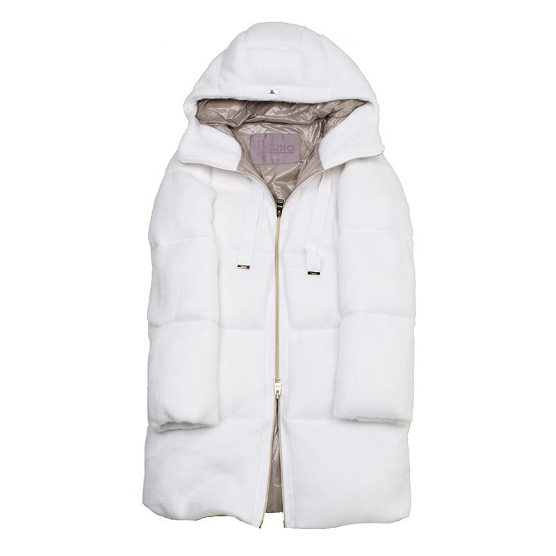 Herno ヘルノ レディース ホワイトファーダウンコート Pi068dr 1000 イタリア正規品 新品 Pi068dr 1000 セレクトショップshowcase 芦屋 通販 Yahoo ショッピング