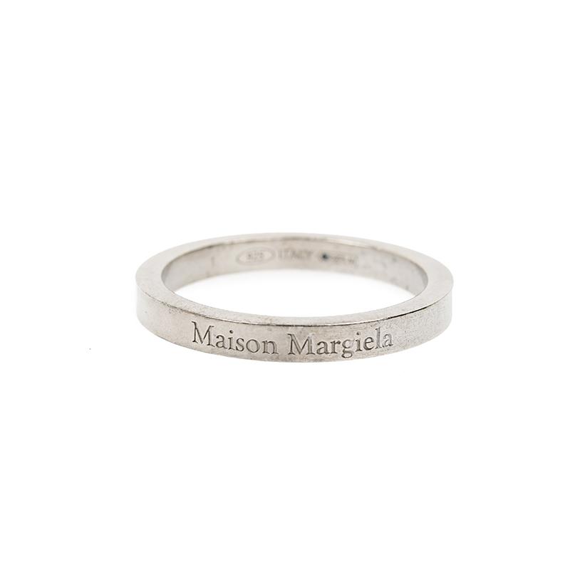 MAISON MARGIELA メゾン マルジェラ ロゴシルバーリング 指輪