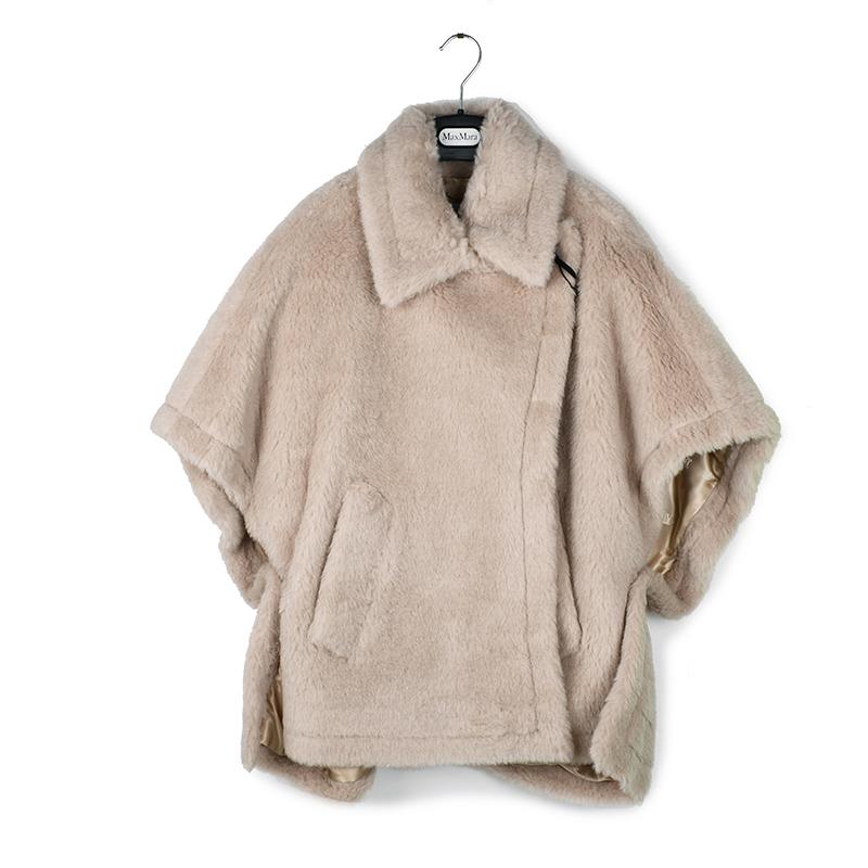 Max Mara マックスマーラ TEBE テベ テディベア ケープ レディース