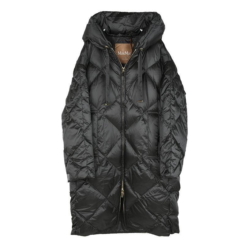 MAX MARA THE CUBE マックスマーラ ザ・キューブ ダークグレーダウンコート TREFE レディース イタリア正規品 並行輸入品 新品 　爆買 | S MAXMARA
