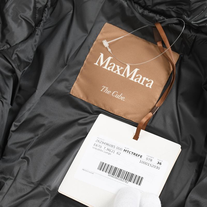 MAX MARA THE CUBE マックスマーラ ザ・キューブ ダークグレーダウンコート TREFE レディース イタリア正規品 並行輸入品 新品 　爆買 | S MAXMARA | 05