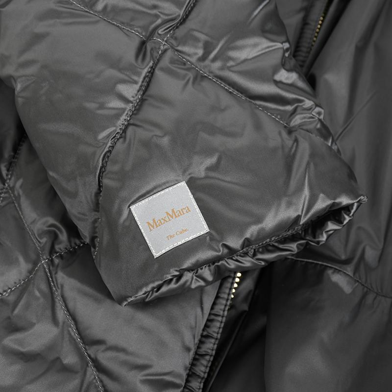 MAX MARA THE CUBE マックスマーラ ザ・キューブ ダークグレーダウンコート TREFE レディース イタリア正規品 並行輸入品 新品 　爆買 | S MAXMARA | 06
