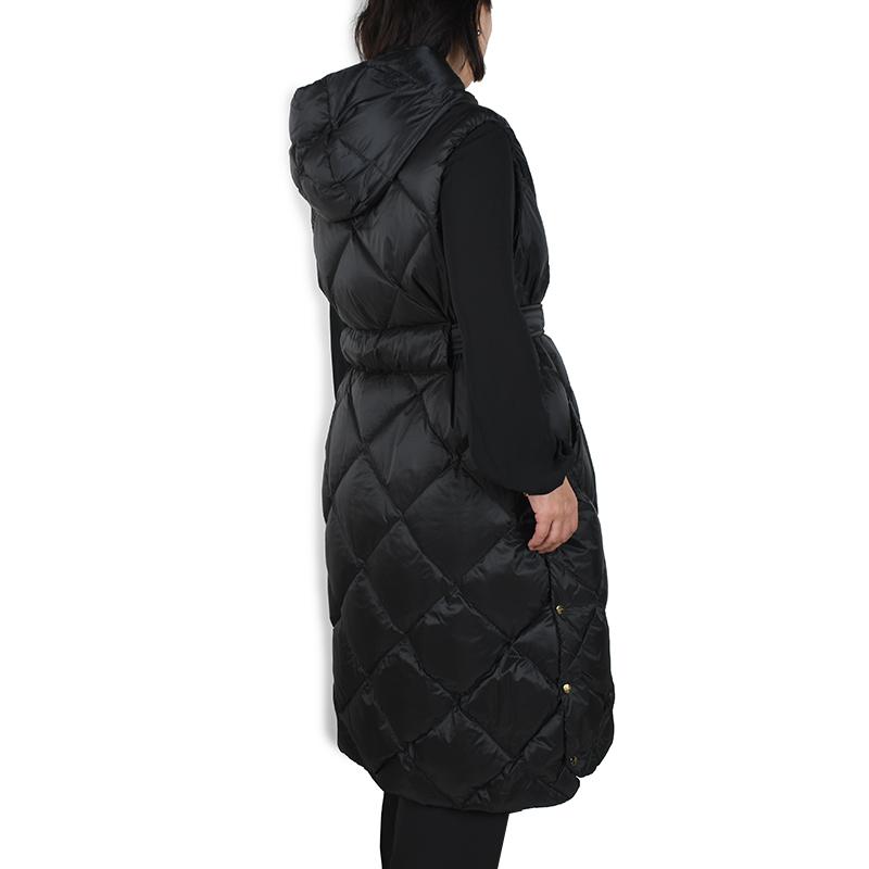 S MaxMara ブラック ロングベスト S MAXMARA（エスマックスマーラ） MAX MARA THE CUBE マックスマーラ