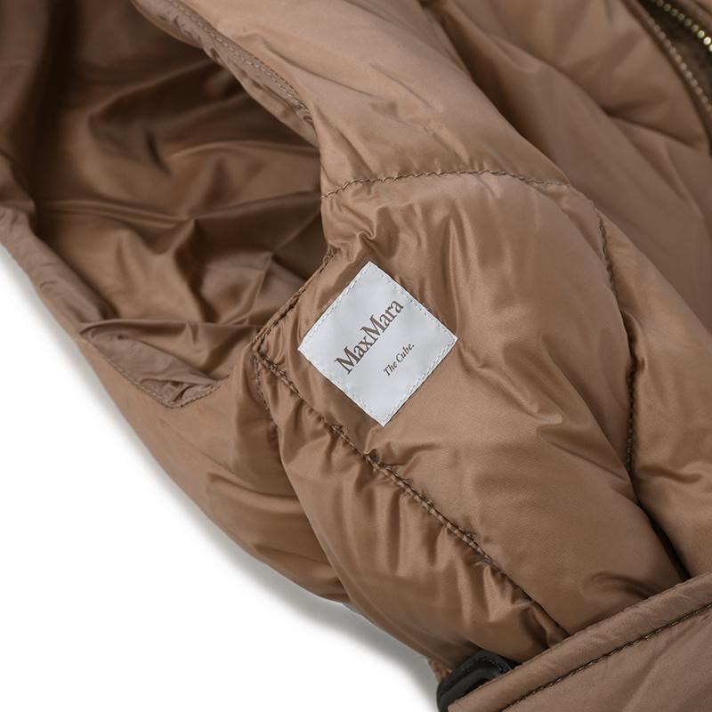 MAX MARA THE CUBE マックスマーラ ザ・キューブ キャメル ロングダウンベスト トレギル TREGIL 040レディース イタリア正規品 新品　並行輸入品 | S MAXMARA | 07