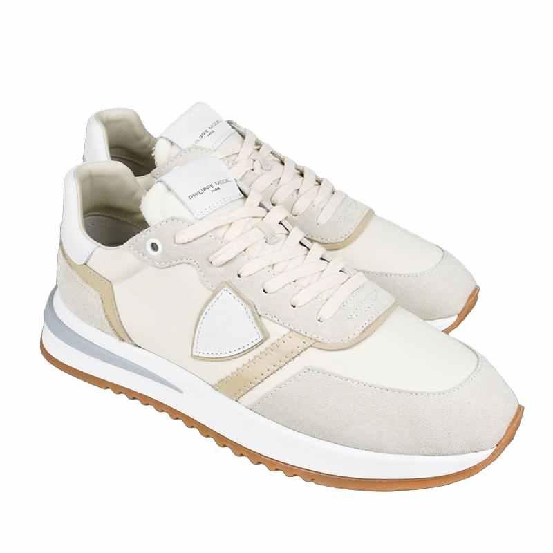 PHILIPPE MODEL PARIS フィリップモデル メンズ スニーカー TROPEZ 2.1 トロペ 靴 イタリア正規品 TYLU W079 新品 ベージュ PHILIPPE MODEL（フィリップモデル） PHILIPPE MODEL PARIS メンズ