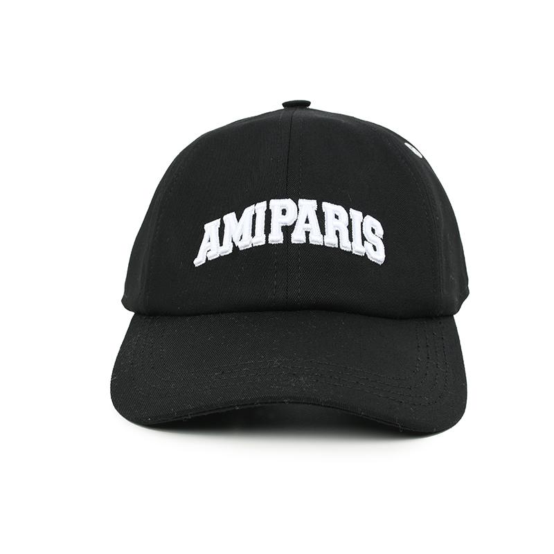 AMI PARIS アミ パリス ブラックロゴキャップ 帽子 UCP206 CO0020 001 