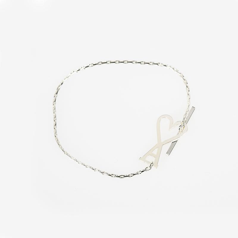 amiparis AMI DE COEUR チェーンブレスレット Ami De Coeur チェーンブレスレット シルバー | AMI PARIS