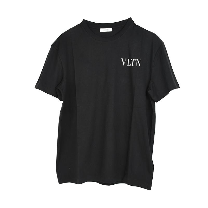 VALENTINO ヴァレンティノ メンズ ブラック半袖Tシャツ イタリア正規品 