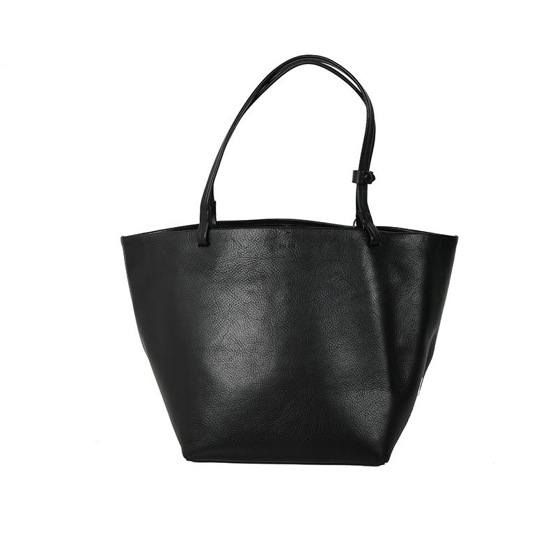 THE ROW ザロウ Park Tote Three レザートートバッグ BLACK ANS THE ROW ザロウ Park Tote Three レザートートバッグ BLACK ANS