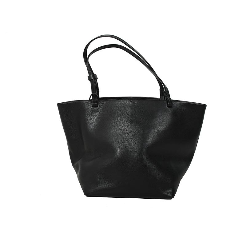THE ROW ザロウ Park Tote Three レザートートバッグ BLACK ANS THE ROW ザロウ Park Tote Three レザートートバッグ BLACK ANS