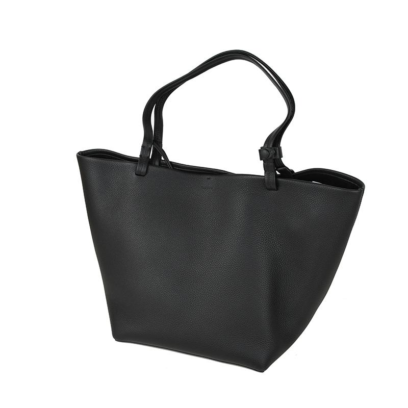 THE ROW（ザ ロウ） Park Tote Three レザートートバッグ BLACK PL