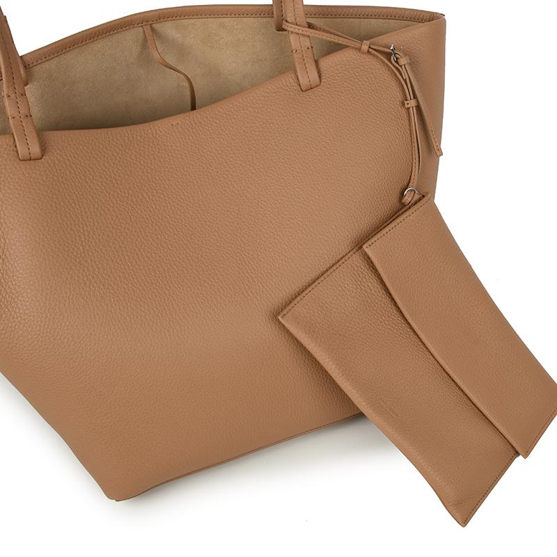 THE ROW ザロウ  Park Tote Three レザートートバッグ CINNAMON ANS イタリア正規品 新品 W1272 L129｜showcase｜04