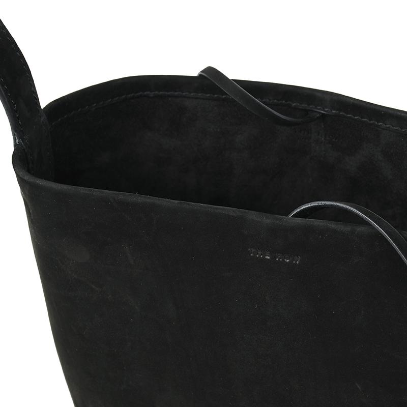 THE ROW ザロウ  スモール N/S Park Tote ヌバックバッグ トートバッグ BLACK イタリア正規品  新品 W1314 L87｜showcase｜05