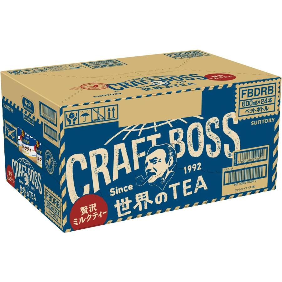 クラフトボス 「48本」クラフトボス 世界のTEA 贅沢ミルクティー 600ml