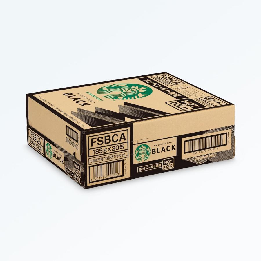 スターバックス 「30本」 缶コーヒー ブラック 185g ×30本×1箱 スターバックス 「30本」 缶コーヒー ブラック 185g ×30本×1箱