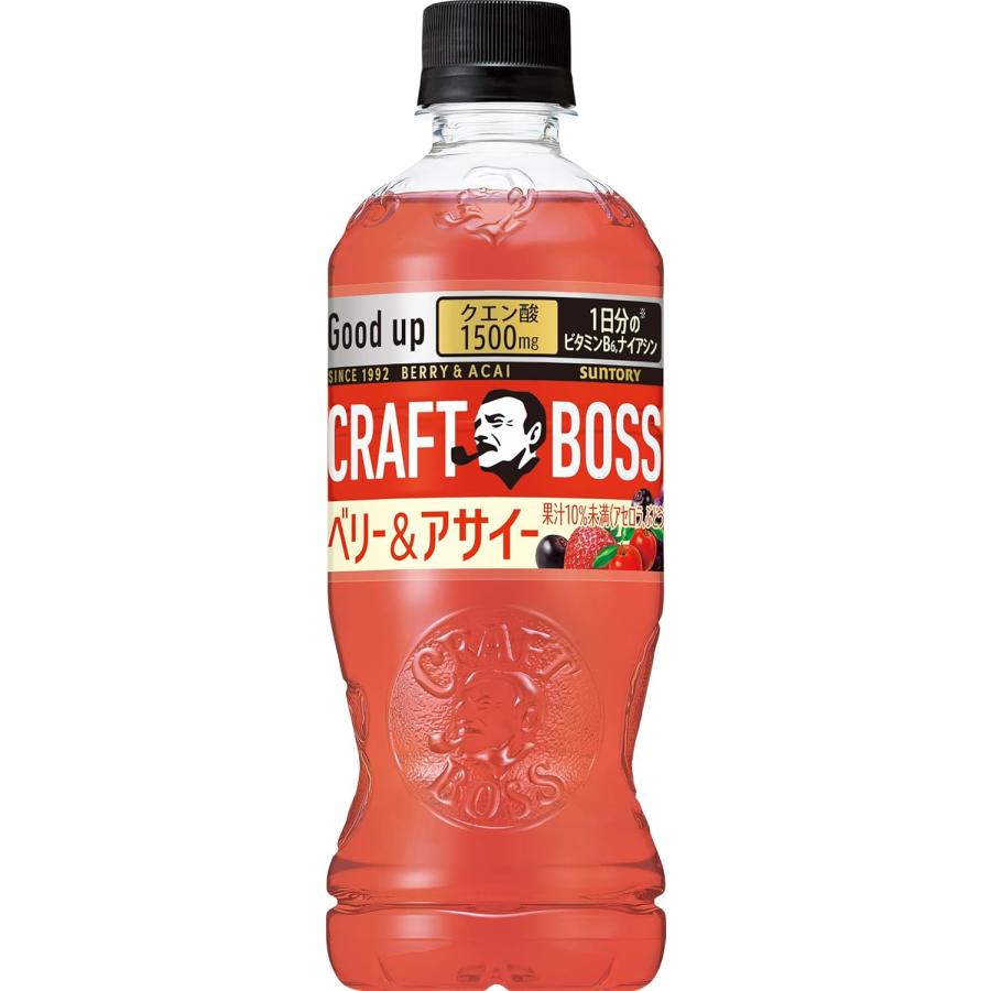 クラフトボス 【セール】 「48本」 サントリー ベリー＆アサイー 500ml